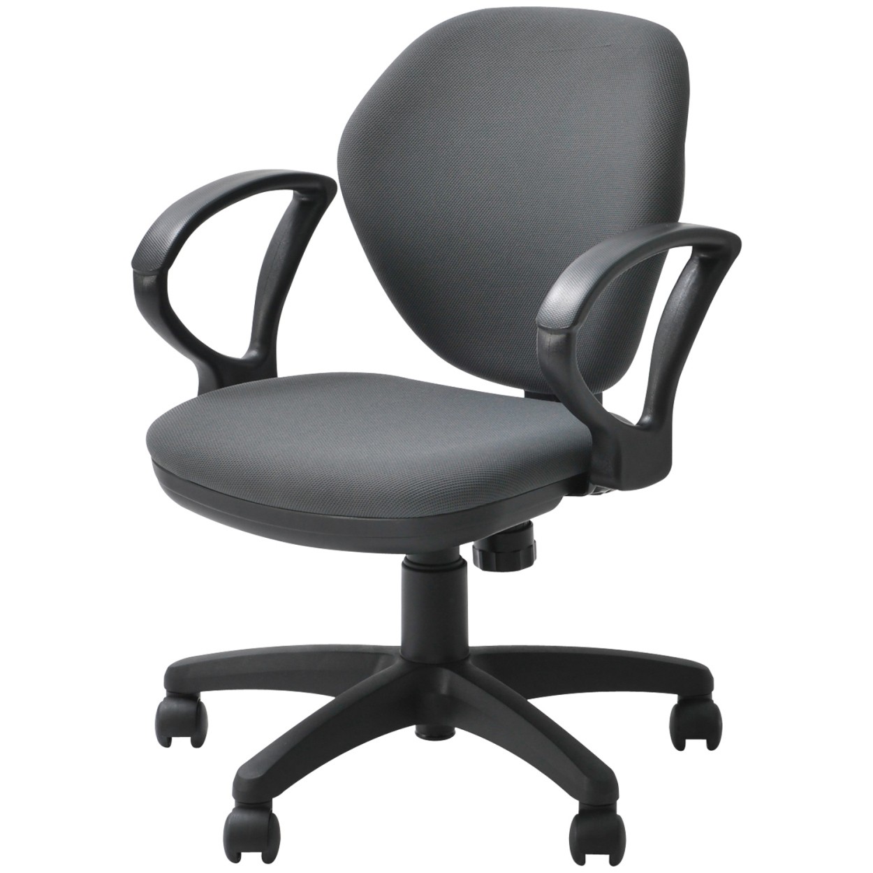オフィスチェア ワークスチェア ロッキング チェア 事務椅子 椅子 キャスター付き チェアー PCチェア 布張り 肘付き 幅590×奥行590×高さ770〜850mm｜officecom｜03