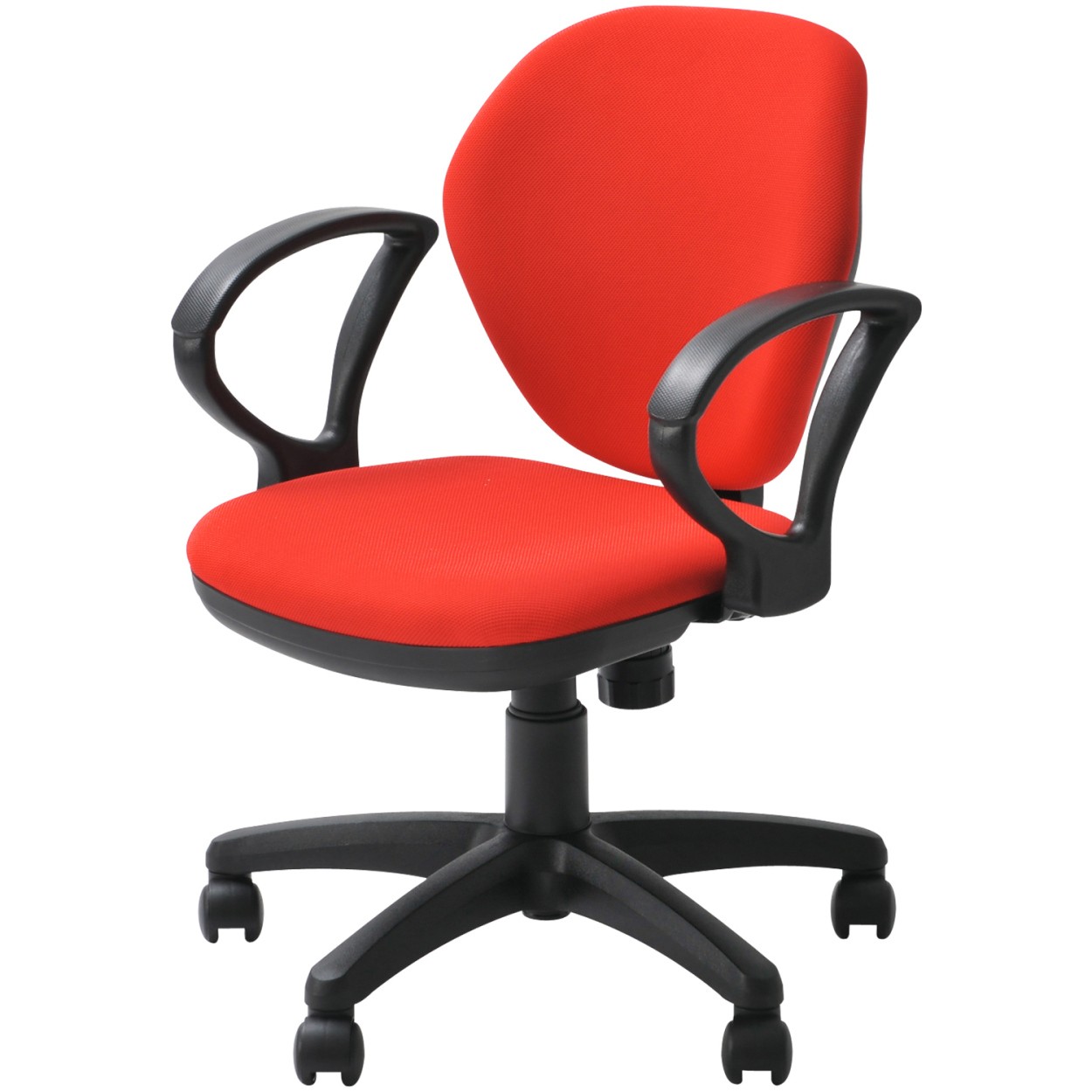 オフィスチェア ワークスチェア ロッキング チェア 事務椅子 椅子 キャスター付き チェアー PCチェア 布張り 肘付き 幅590×奥行590×高さ770〜850mm｜officecom｜04