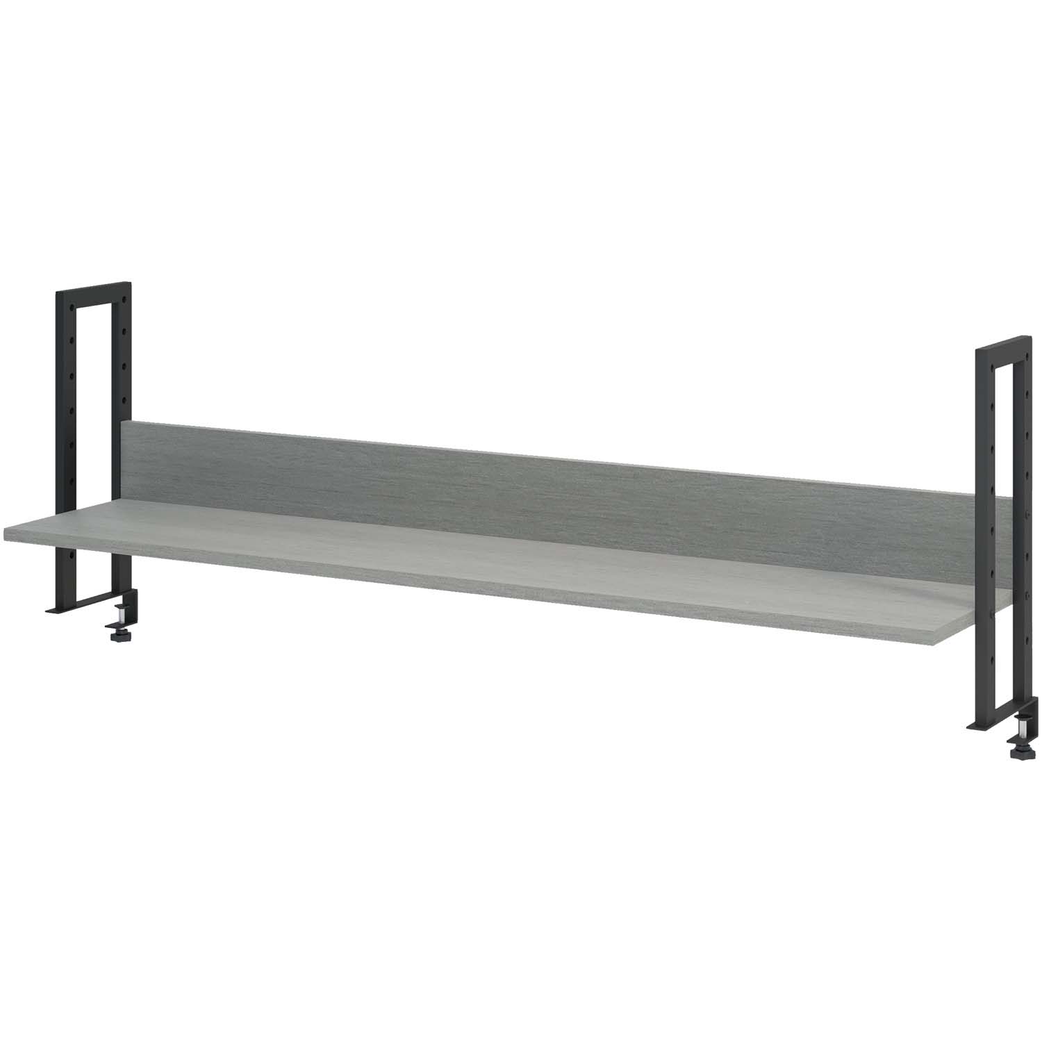 オフィスコム 法人様限定 机上ラック 1400mm 1段 モニター台 クランプ