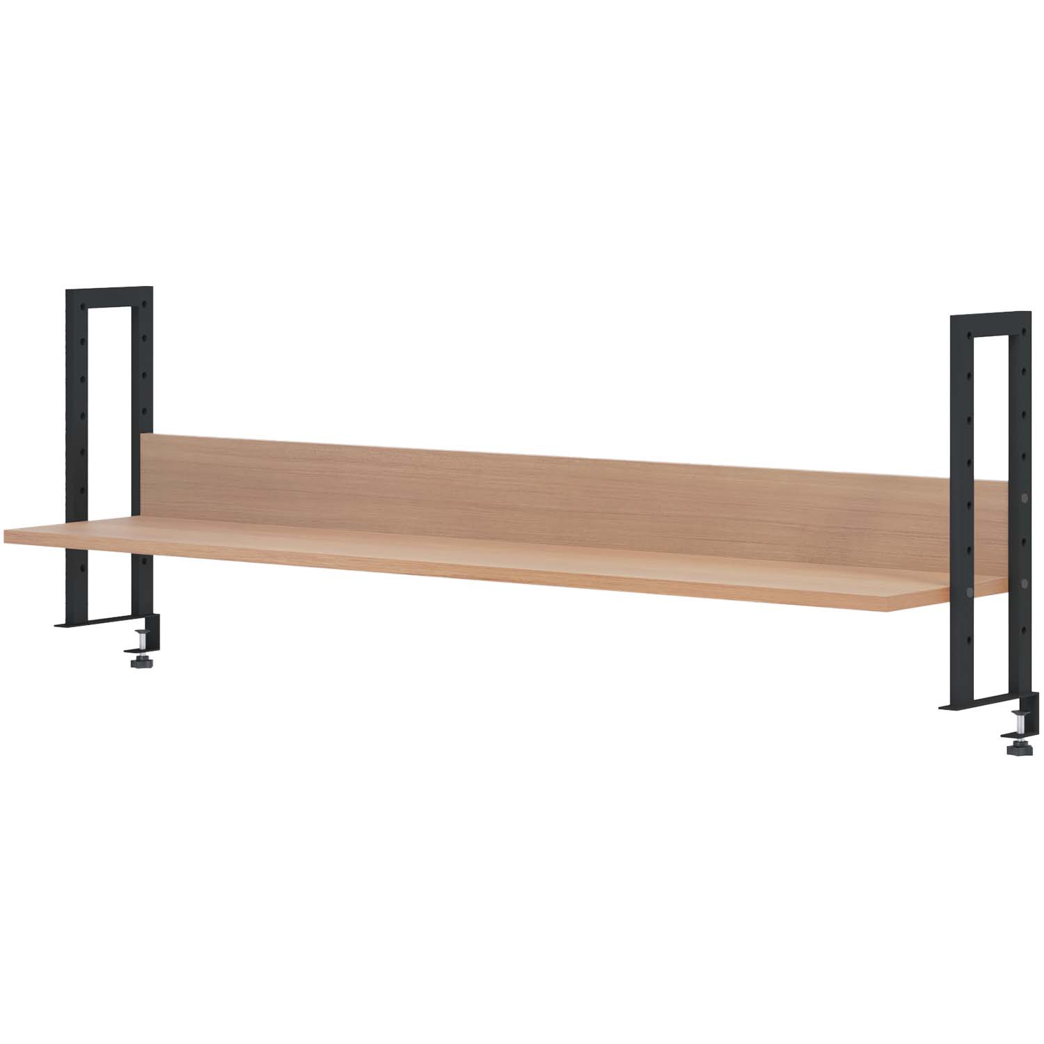 オフィスコム 法人様限定 机上ラック 1400mm 1段 モニター台 クランプ