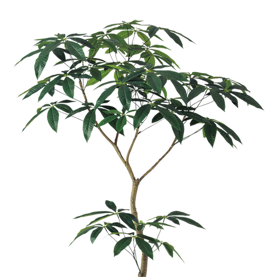 光触媒 パキラ FST　幅80 × 奥行70 × 高さ150cm　フェイクグリーン オフィスグリーン 観葉植物 フェイク 人工観葉植物 大型 移転祝い 開店祝い_1