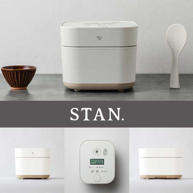 STAN. 炊飯器 象印 スタン 5.5合 IH 炊飯ジャー ホワイト NW-SB10-WA
