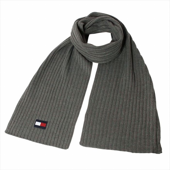 トミーヒルフィガー マフラー TH100067C メンズ TOMMY HILFIGER ブランド ビジネス ロング 男女兼用 レディース 秋冬 防寒 グレー 黒 赤 茶 黄色系 爆買 | TOMMY HILFIGER | 02