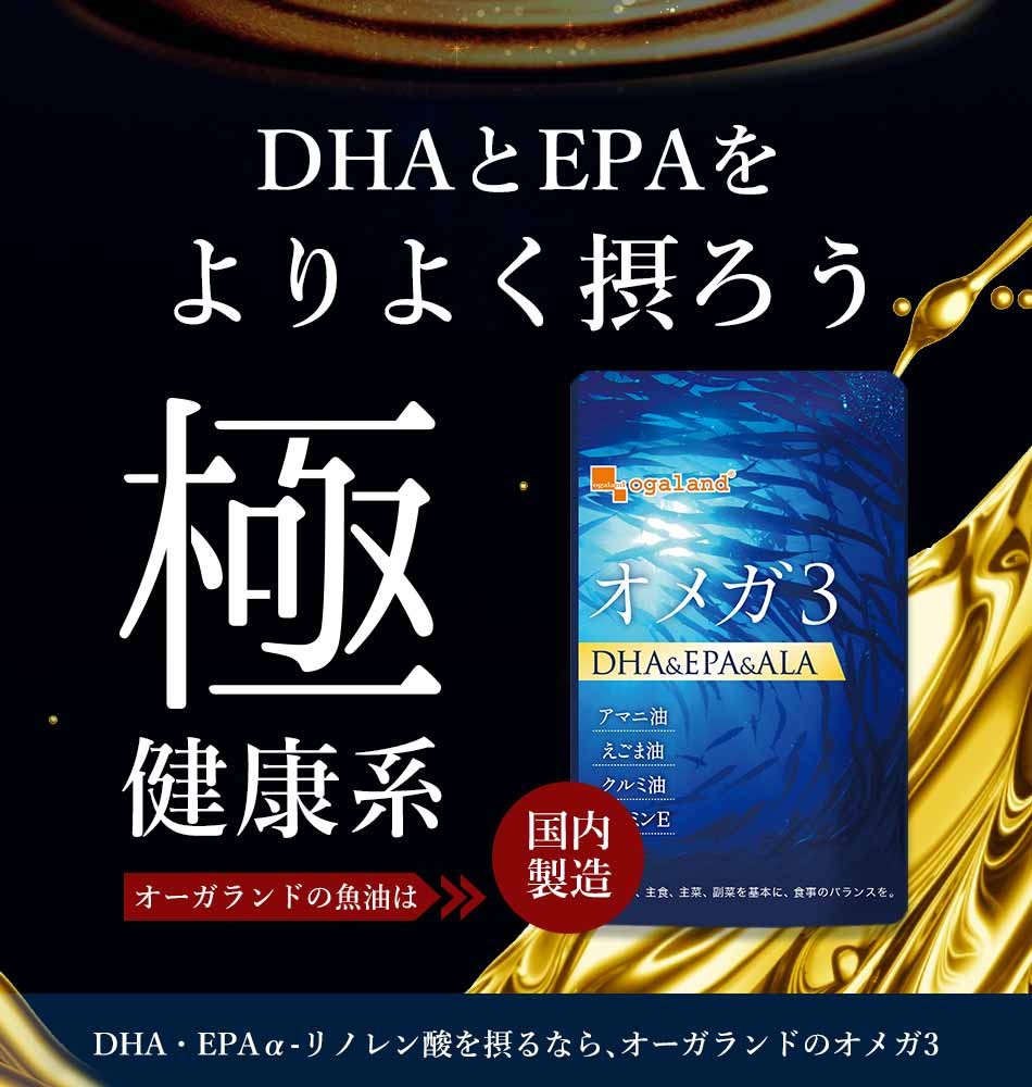 オメガ3サプリ　約６ヶ月分 DHA EPA DPA えごま油