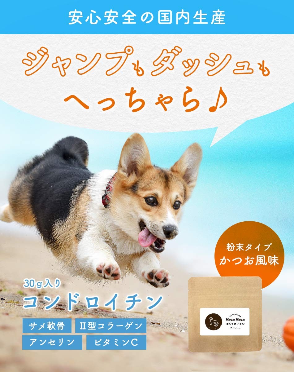 コンドロイチン 犬 サプリ サメ 軟骨 30g 送料無料 食いつき 粉末 ペット サプリメント グルコサミン と一緒に ドッグフード シニア犬 サポーター 歩行 Pch 30 ペットサプリもぐもぐ 通販 Yahoo ショッピング