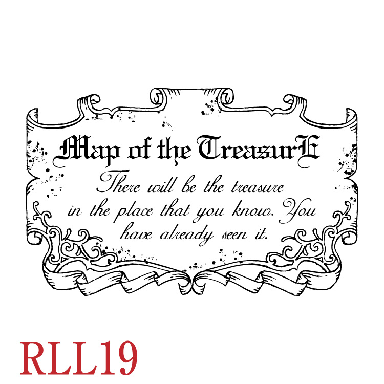 RLLサイズ イラストスタンプ アンティーク スタンプ手芸 手作り 一押し