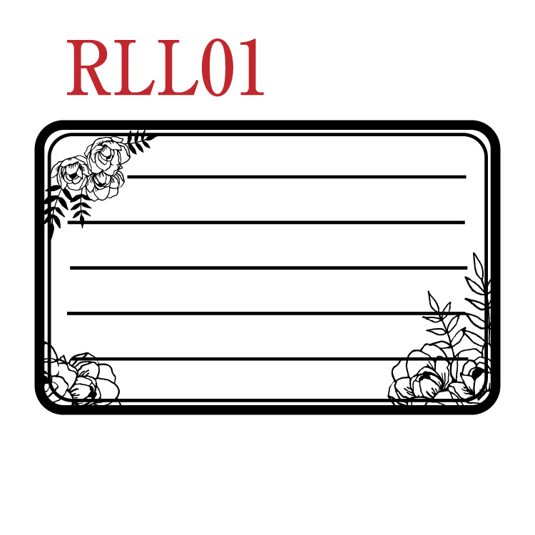 RLLサイズ イラストスタンプ アンティーク スタンプ手芸 手作り 一押し