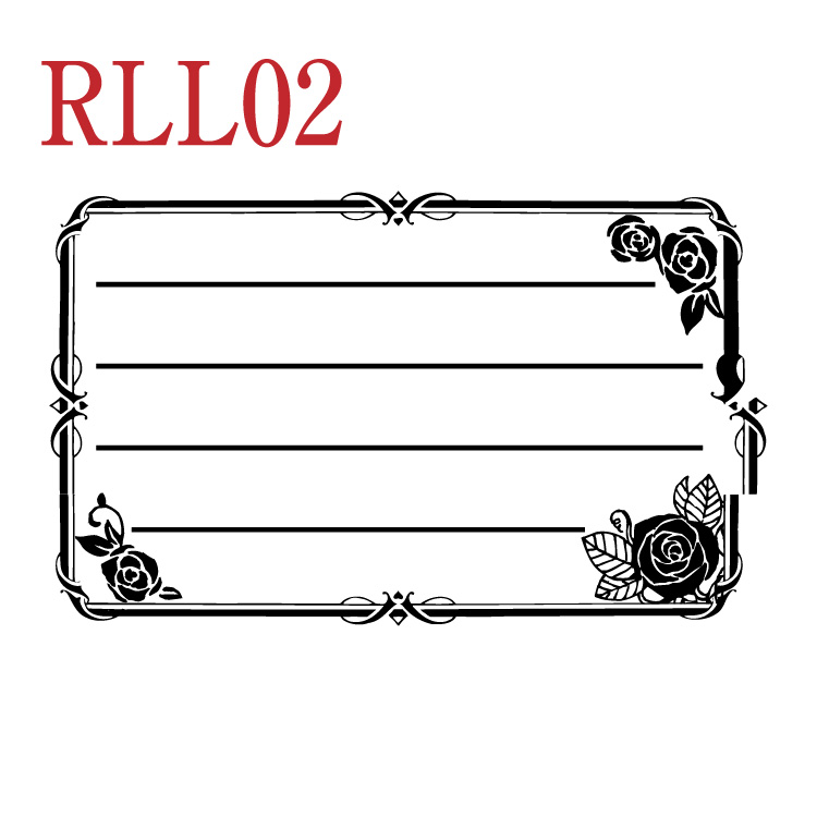 RLLサイズ イラストスタンプ アンティーク スタンプ手芸 手作り 一押し