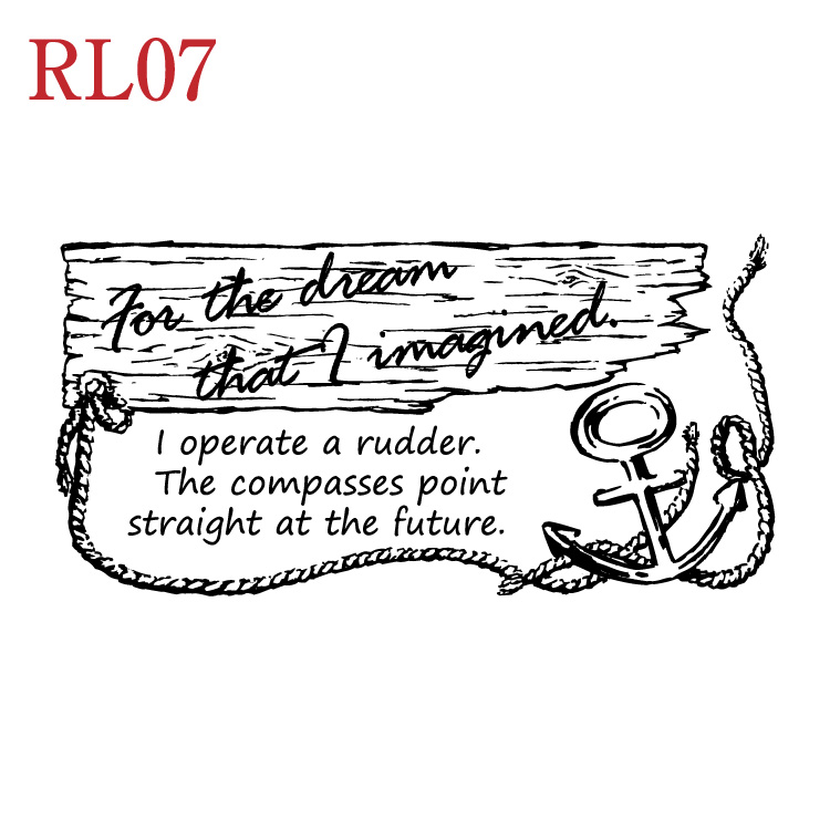 RMサイズ イラストスタンプ アンティーク スタンプ手芸 手作り 一押し