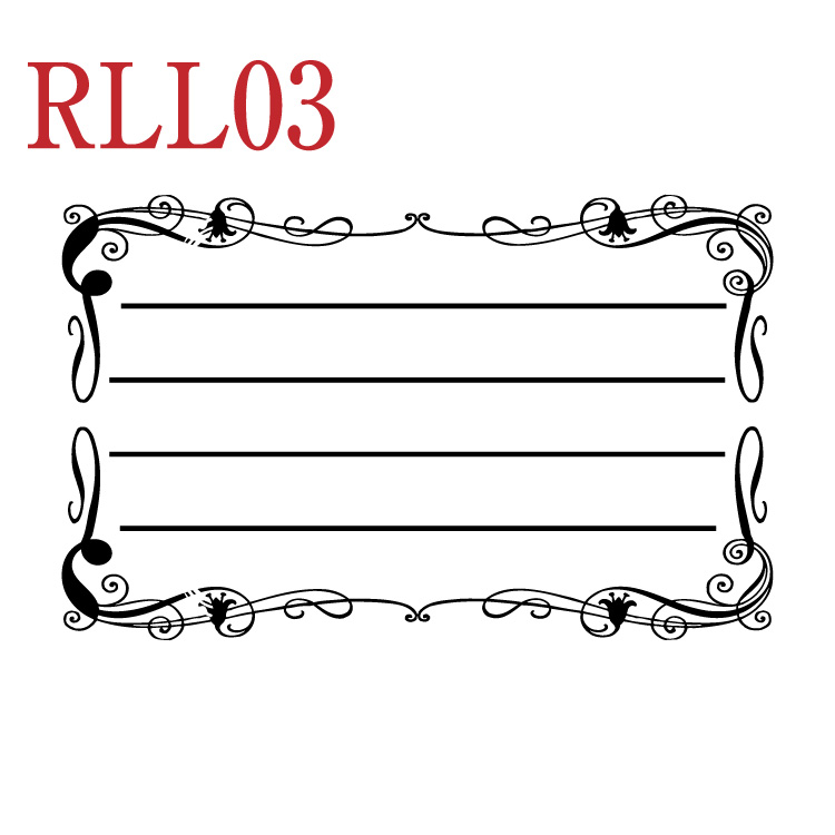 RLLサイズ イラストスタンプ アンティーク スタンプ手芸 手作り 一押し