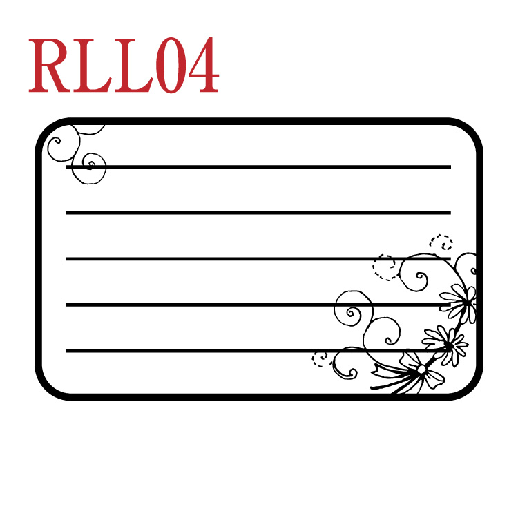 RLLサイズ イラストスタンプ アンティーク スタンプ手芸 手作り 一押し