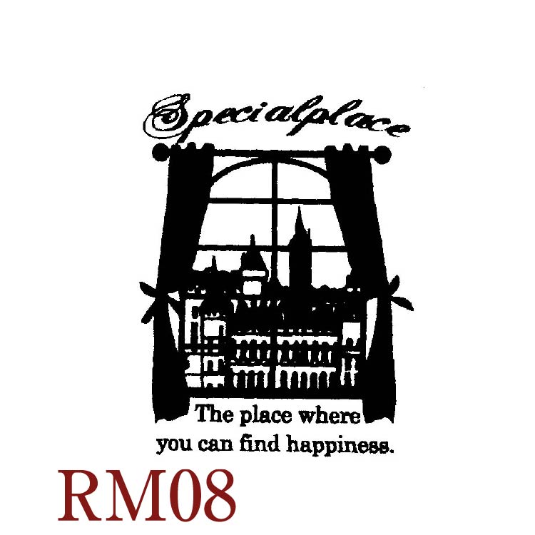 RMサイズ イラストスタンプ アンティーク スタンプ手芸 手作り 一押し