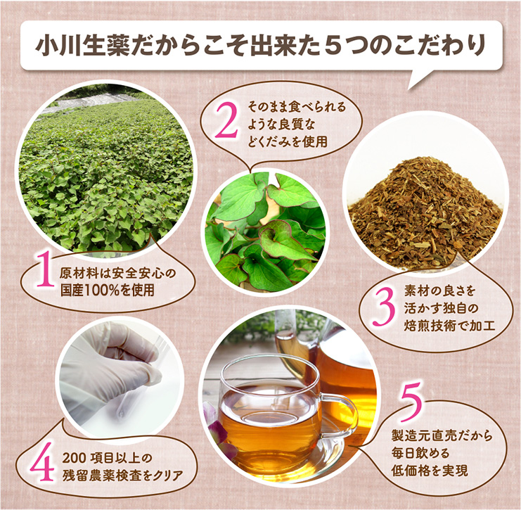 国産どくだみ茶
