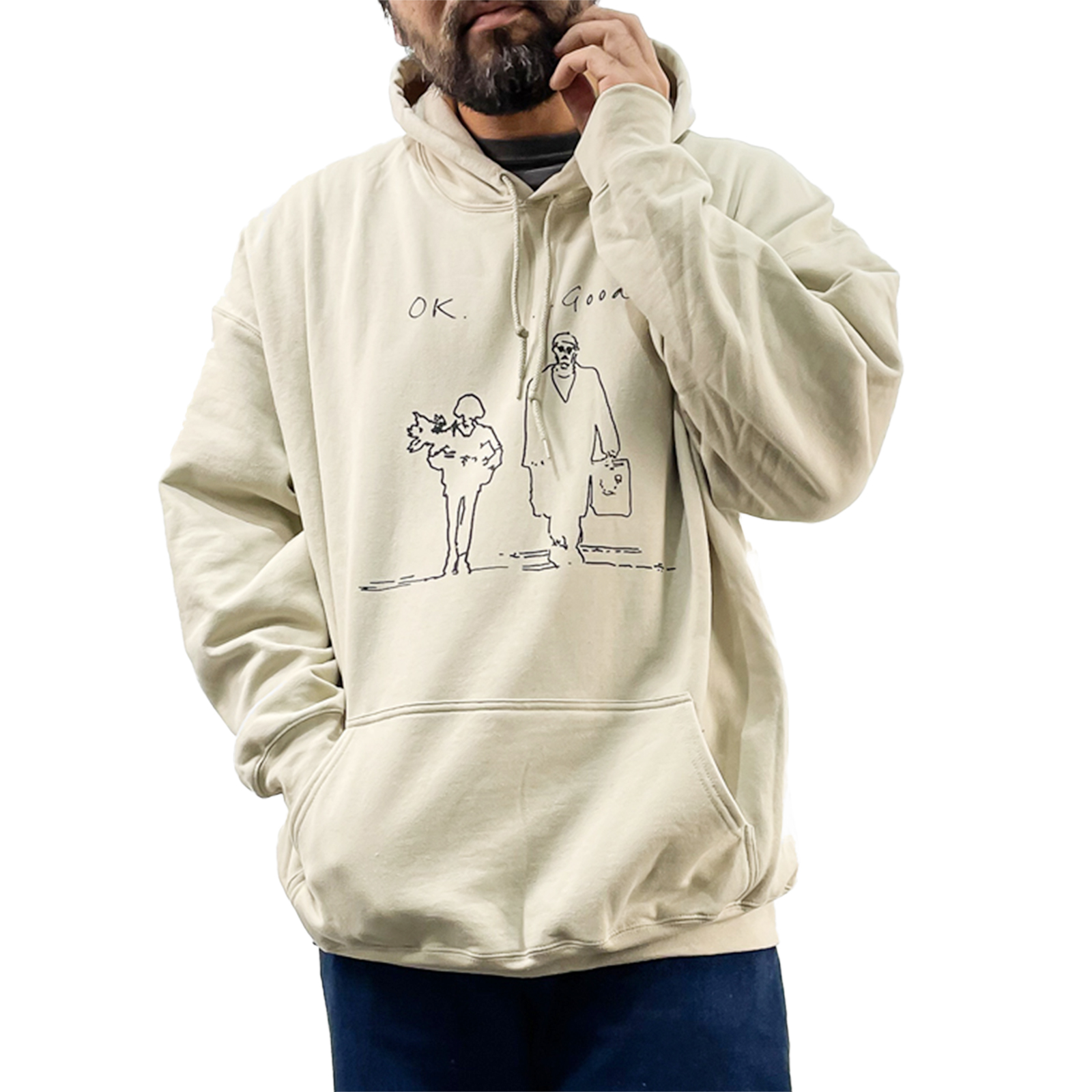 LEON レオン 「ok.good…」スウェット フーディーパーカー 「裏起毛