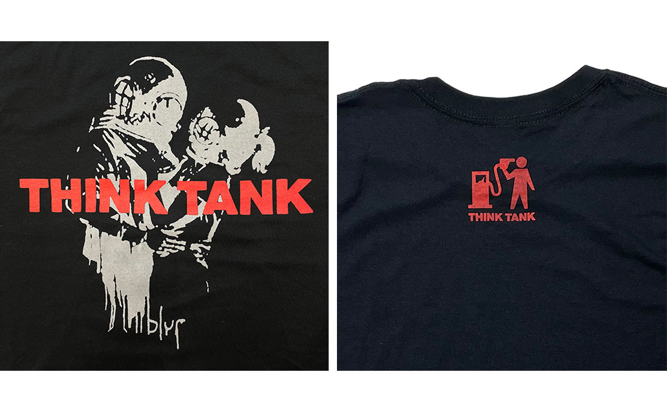 blur「THINK TANK」 BANKSY ブラー バンクシー ロンT 長袖Tシャツ 音楽 