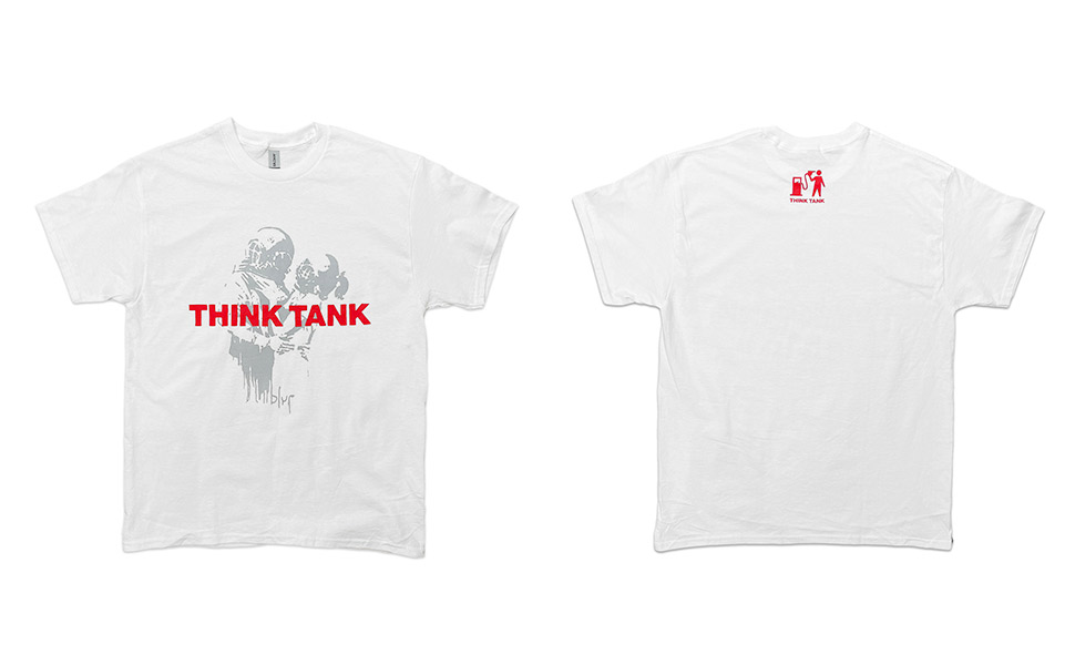 blur「THINK TANK」【BANKSY】ブラー シンクタンク バンクシー Tシャツ