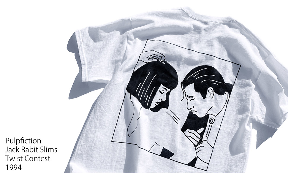 パルプフィクション 「DANCE」「Twist Contest」 PULP FICTION 映画Tシャツ 90s カルトムービー 【GILDAN  Ultra Cotton 6.0 oz】American fit