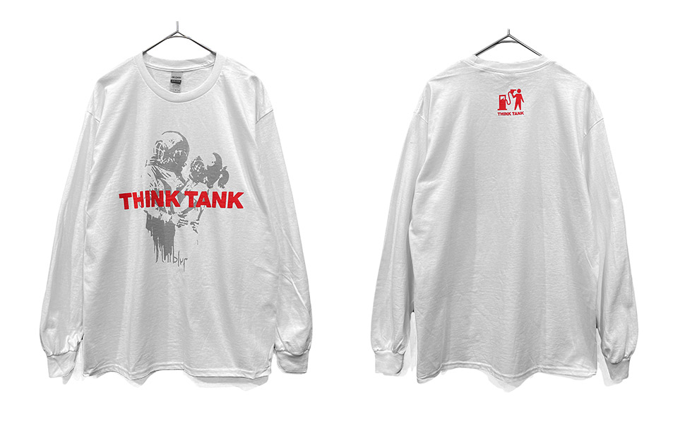 blur「THINK TANK」 BANKSY ブラー バンクシー ロンT 長袖Tシャツ 音楽 