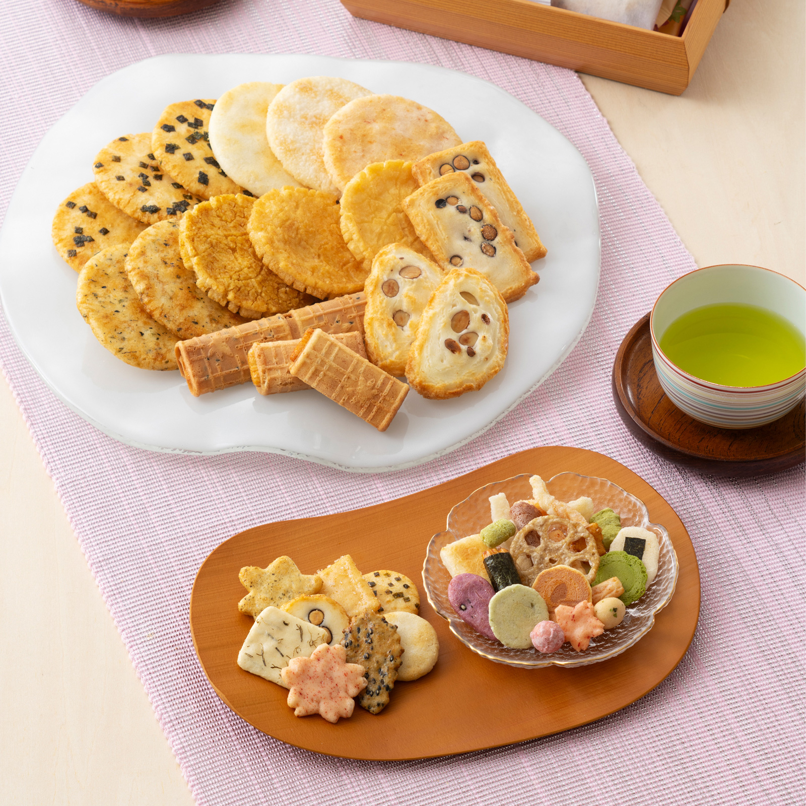 小倉名月 大缶（甘醤油仕立て10枚・うす塩仕立て10枚・カレー仕立て10