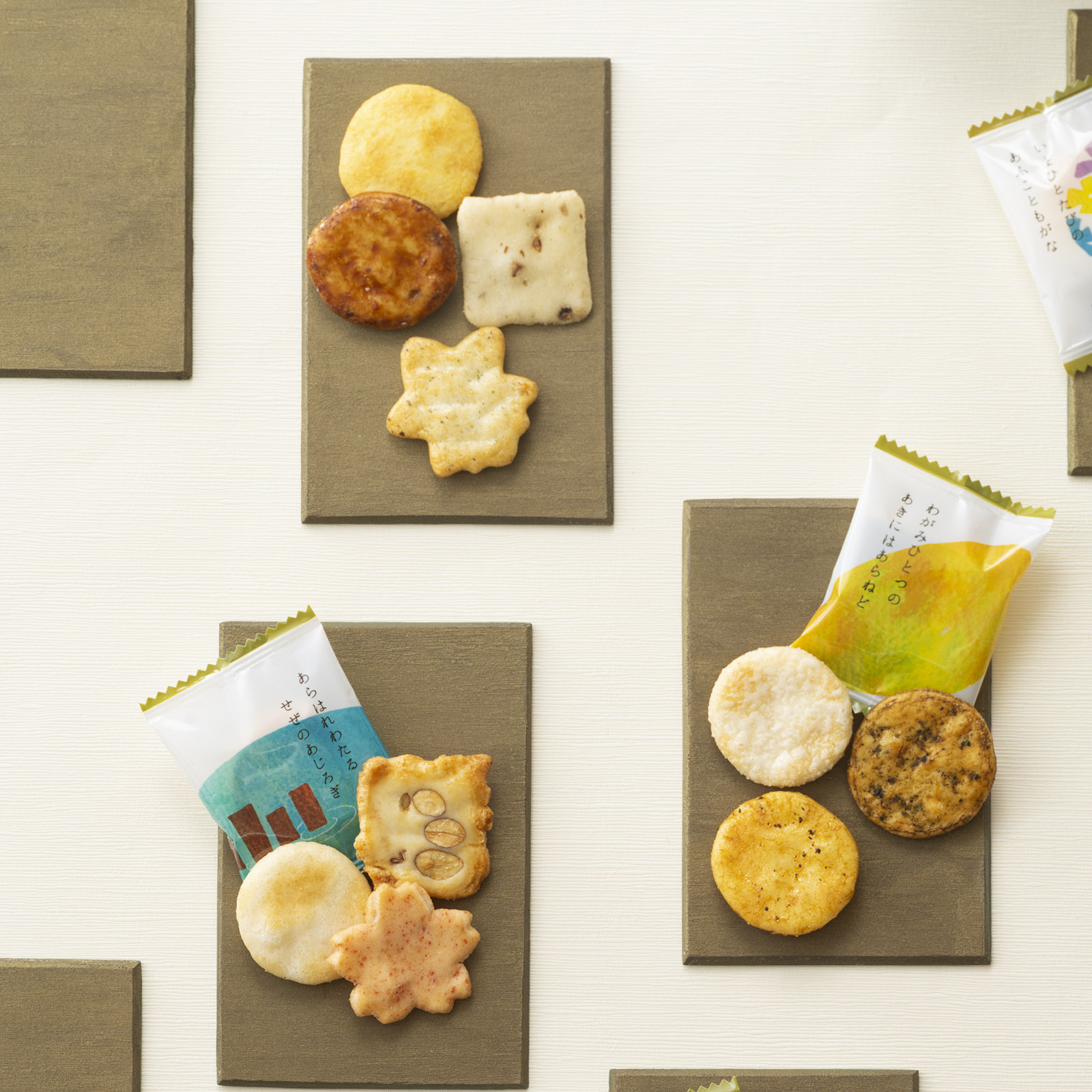 小倉名月 大缶（甘醤油仕立て10枚・うす塩仕立て10枚・カレー仕立て10