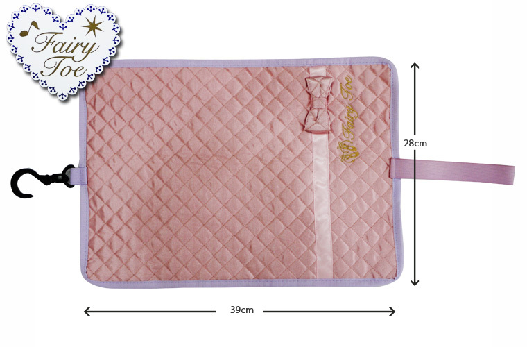 トウシューズ入れ pointe(ポワント) Fairy toe フェアリートゥ 消臭 トウシューズ刺繍 サテン生地 バレエ用品(選択可)