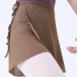 [期間限定セールA]バレエスカート単品 ジュニアから大人用 【ショート】シフォン巻きスカート
