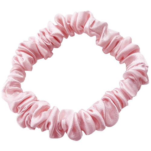 ミニシュシュ シルク 100% 髪ゴム 跡がつきにくい 髪留め ヘアゴム