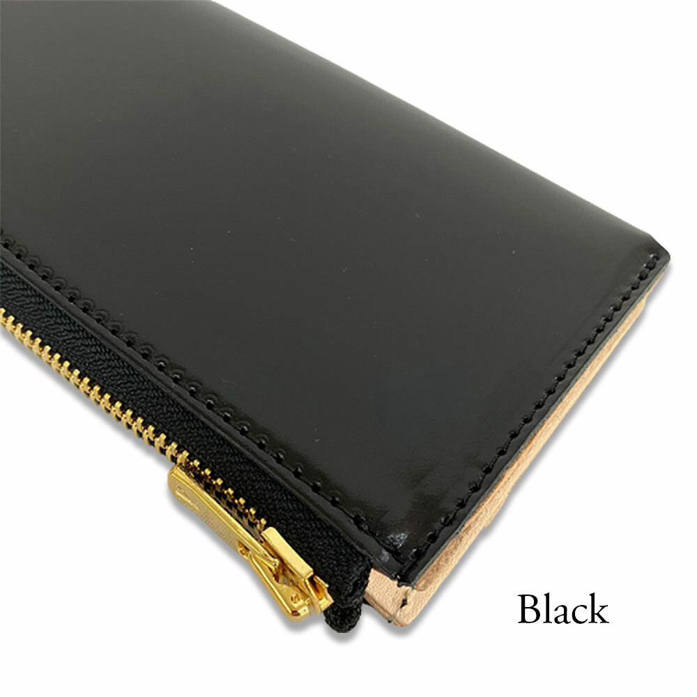長財布 メンズ 馬革 オイル仕上げ コードバン 日本製 札入れ  L字ファスナー ウォレットの画像