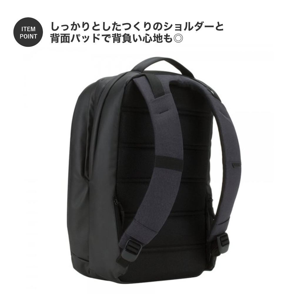 【美品】Incase グレー　バックパック　通勤用　リュック　PC収納 極美品 incase インケース バックパック リュック PC収納 高耐久