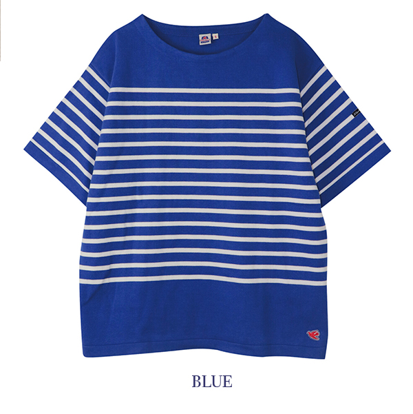 マリンボーダー Tシャツ 半袖 ボートネック メンズ レディース Le