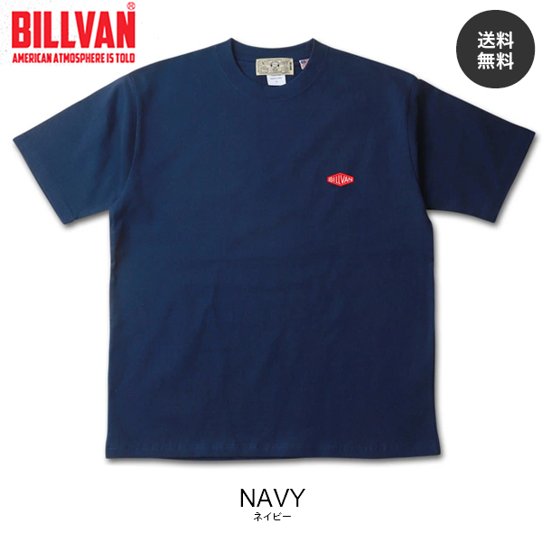 BILLVAN Tシャツ  USAコットン メンズ   ビルバン アメカジ 半袖 無地 クルーネック U ワンポイント | BILLVAN | 05