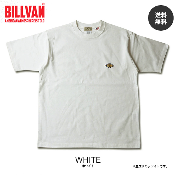 BILLVAN Tシャツ  USAコットン メンズ   ビルバン アメカジ 半袖 無地 クルーネック U ワンポイント｜ohana33｜02