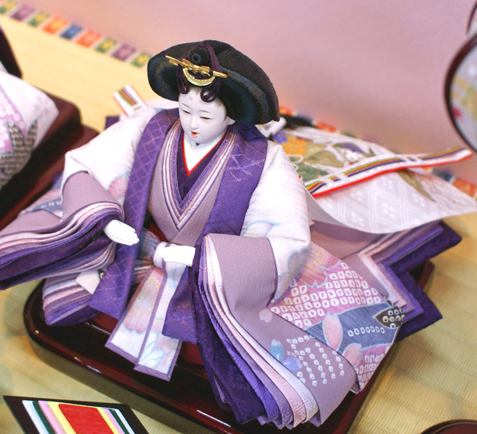 雛人形 ひな人形 天祥オリジナル コンパクト 親王飾り 収納飾り 十二単