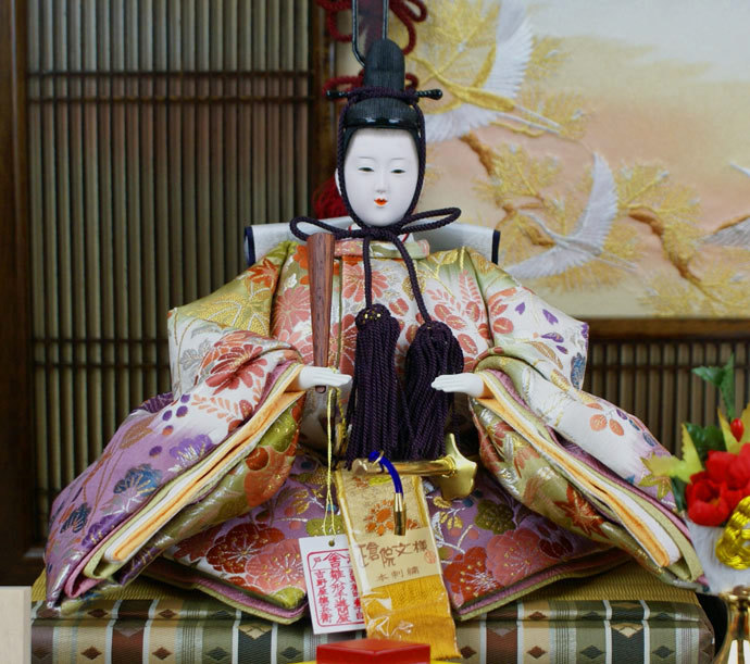 雛人形 ひな人形 吉徳大光 三段飾り （親王・三人官女付き） 衣装着