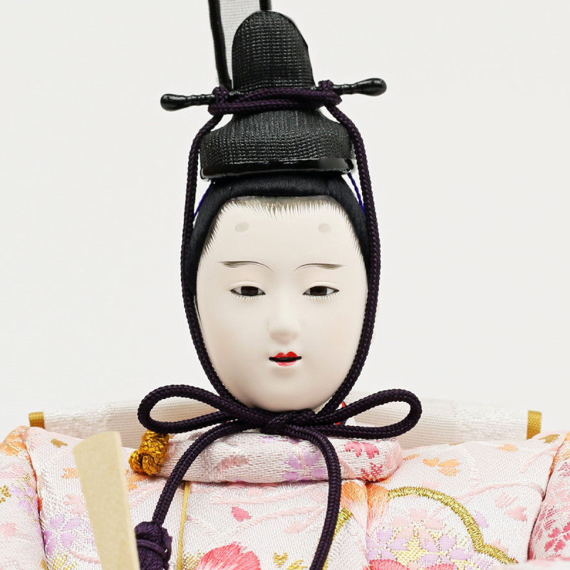 雛人形 ひな人形 2019年 新作 吉徳 親王飾り（二人雛） 刺繍雛