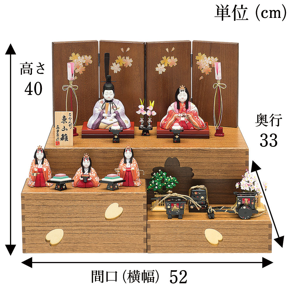 ＊「momo」木目込み雛人形 5段飾り　豆雛 n002mata-1370_3.jpg