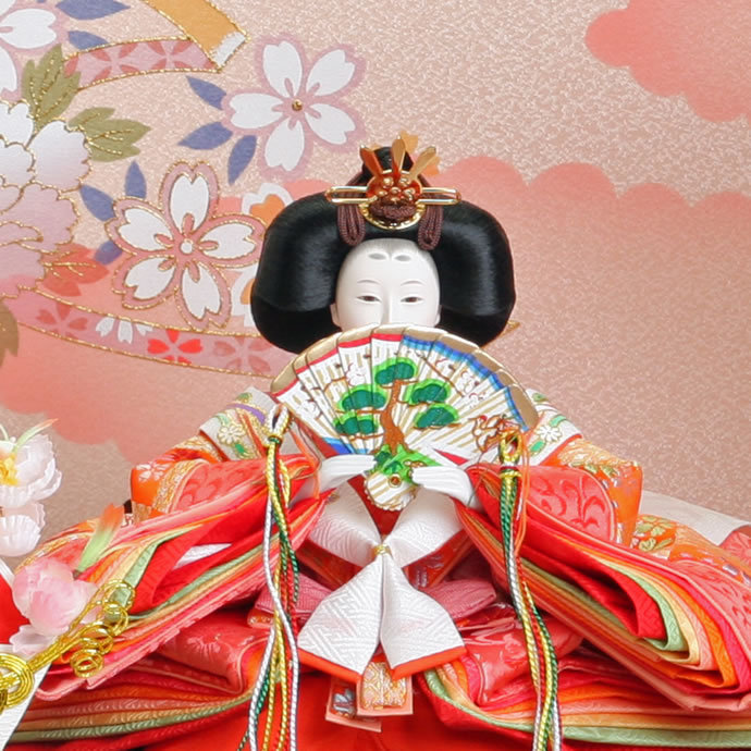雛人形 ひな人形 親王飾り 工房天祥オリジナル 名匠 熊倉聖祥先生原作