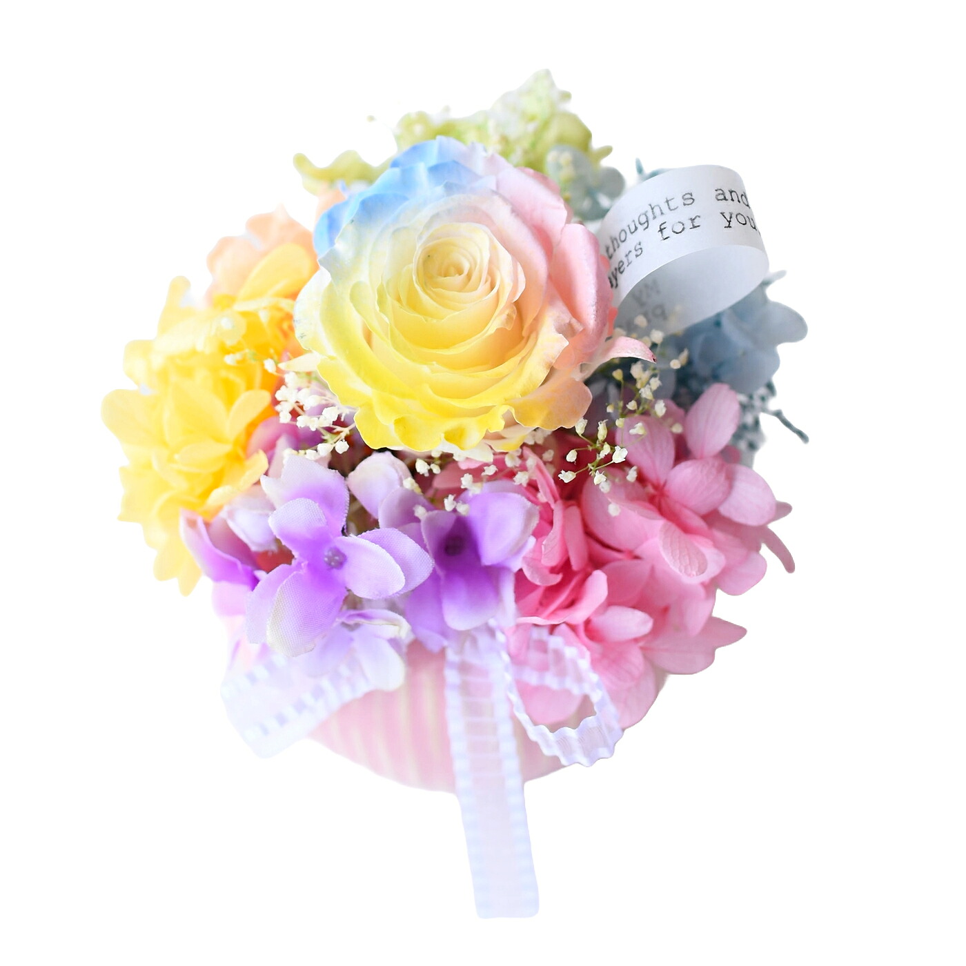 プリティ マーメイド 虹の橋 「プリエール」フラワーアレンジメント 花