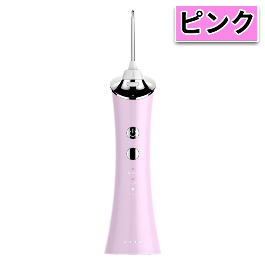口腔洗浄器 口腔ケア ウォーターピック ジェットウォッシャー 歯ブラシ Ipx7防水 水流洗浄 強弱切り替え 舌磨き USB充電式 日本語取扱説明書付 歯垢洗浄 |  | 02