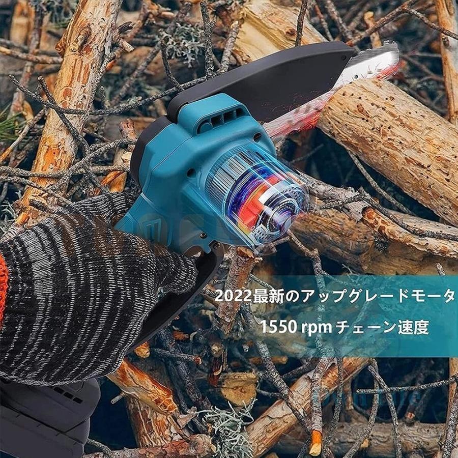 充電式チェーンソー 電動チェンソー マキタ 18Vバッテリー互換対応 小型チェーンソー 軽量 強力片手 木工切断 枝切り 伐採 ポータブル 本体のみ  日本語説明書 : gjgj87 : 大橋ストア公式 - 通販 - Yahoo!ショッピング