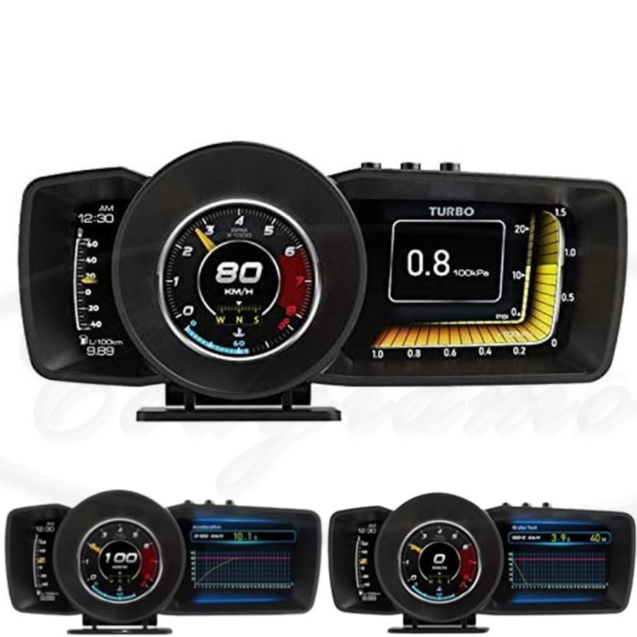 OBD2 GPS メーター 車用スピードメーター ヘッドアップディスプレイ 3 