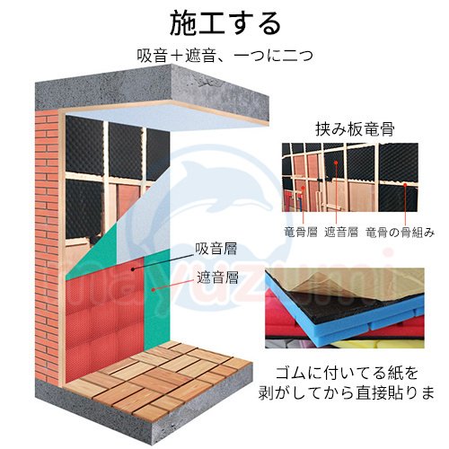 防音シート 壁 床 10枚 20枚 40枚セット 選択可 吸音材 遮音シート 吸音ボード 天井 壁 賃貸 吸音パネル 効果 マンション 難燃性  貼り付け DIY 緩衝材 騒音対策 : mayu53 : 大橋ストア公式 - 通販 - Yahoo!ショッピング