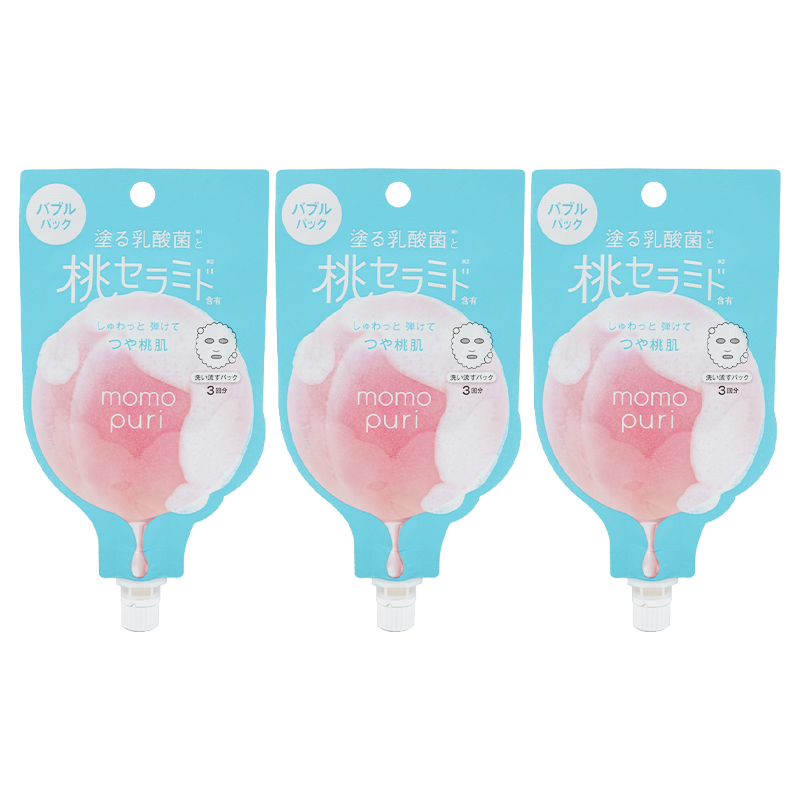 momopuri [3個セット]momopuri ももぷり フレッシュバブルパック 20g