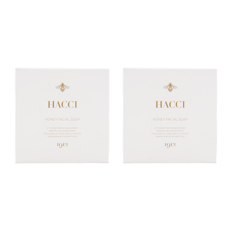 HACCI（ハッチ） [2個セット]HACCI はちみつ洗顔石けん 通常品 120g