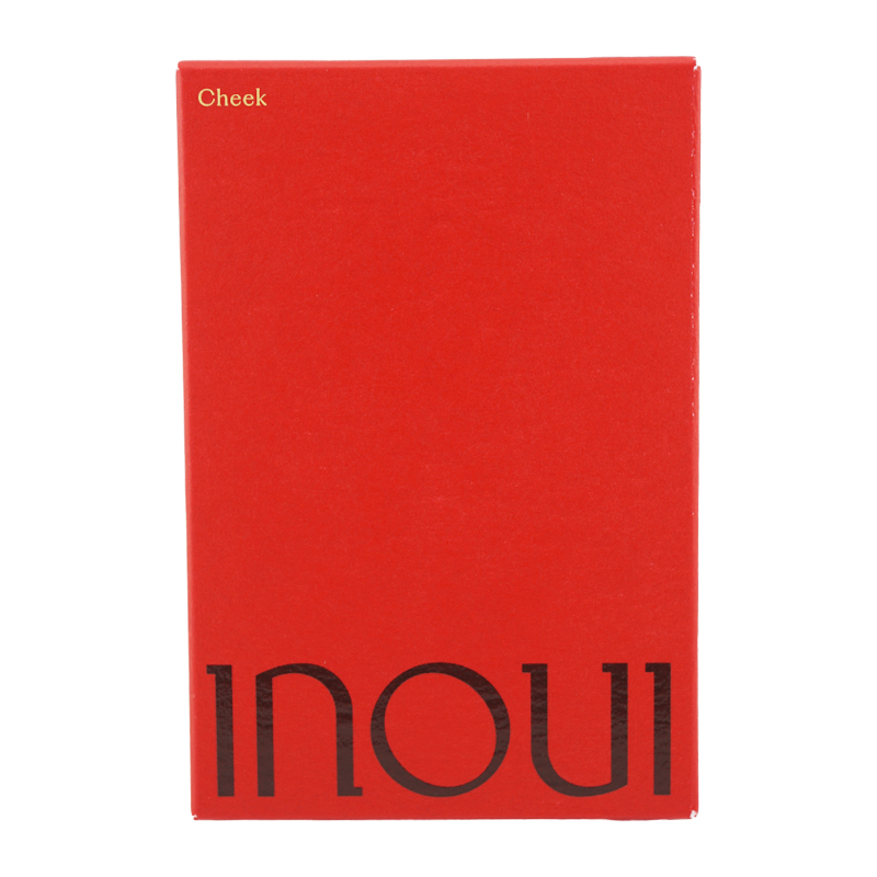 資生堂インウイチークとアイズ02 オリジナルポーチつき ブラシ未使用 コーラル インウイ inoui 資生堂 チーク 02 レッド 4.9g 保湿 透明感 フローラル