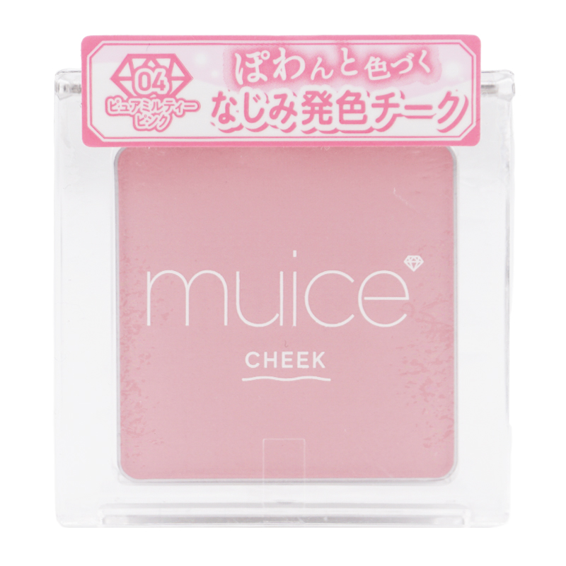 muice（ミュアイス） ぽわんチーク 04ピュアミルティーピンク 3.6g