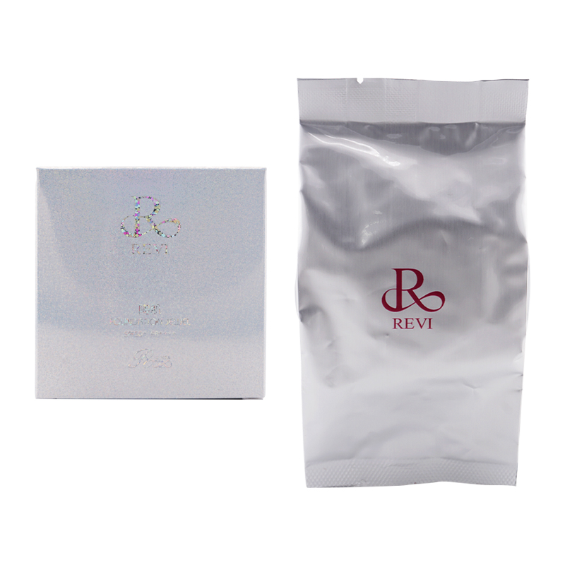 2個セット revi 陶肌ファンデーション　ジュエル　レフィル REVI（ルヴィ） 陶肌ファンデーション ジュエル レフィル 15g 専用パフ