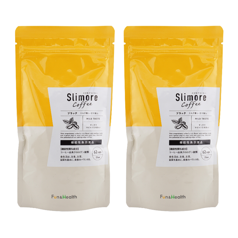 スリモアコーヒー　Slimore Coffee マイルド 31杯分 2袋 新品・未開封】スリモアコーヒー 31日分（1ヶ月分）2袋 (×2)｜Yahoo