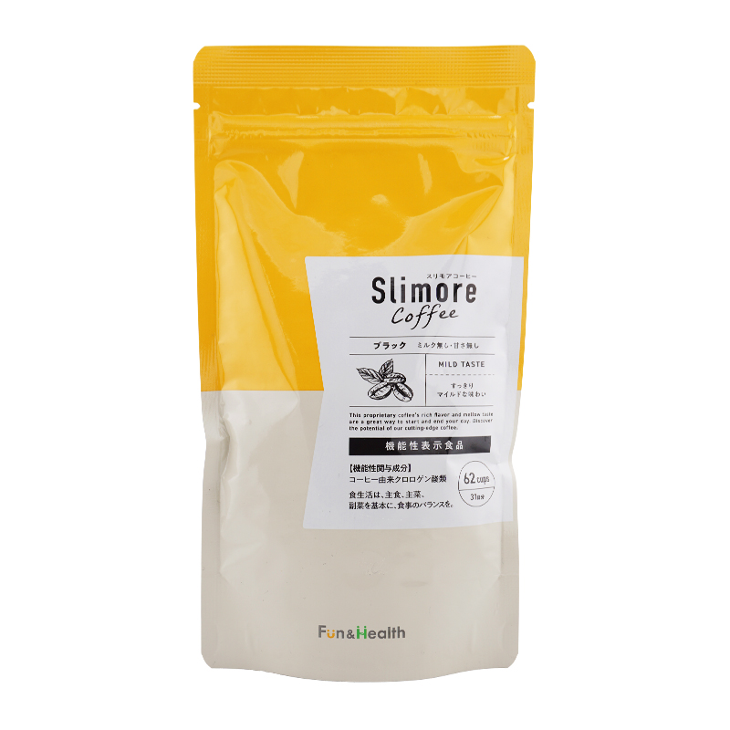新日本製薬 Slimore coffee スリモアコーヒー ブラック 93g 31日分