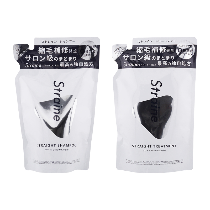 Straine ストレイン STRAIGHT SHAMPOO TREATMENT ストレート